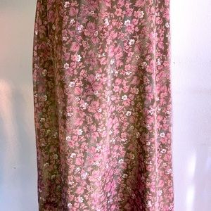 Vintage silk skirt